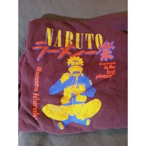 Shirt Naruto Shippuden Hoodie has  Graphic Print of Ichiraku Ramen Shop men's XL